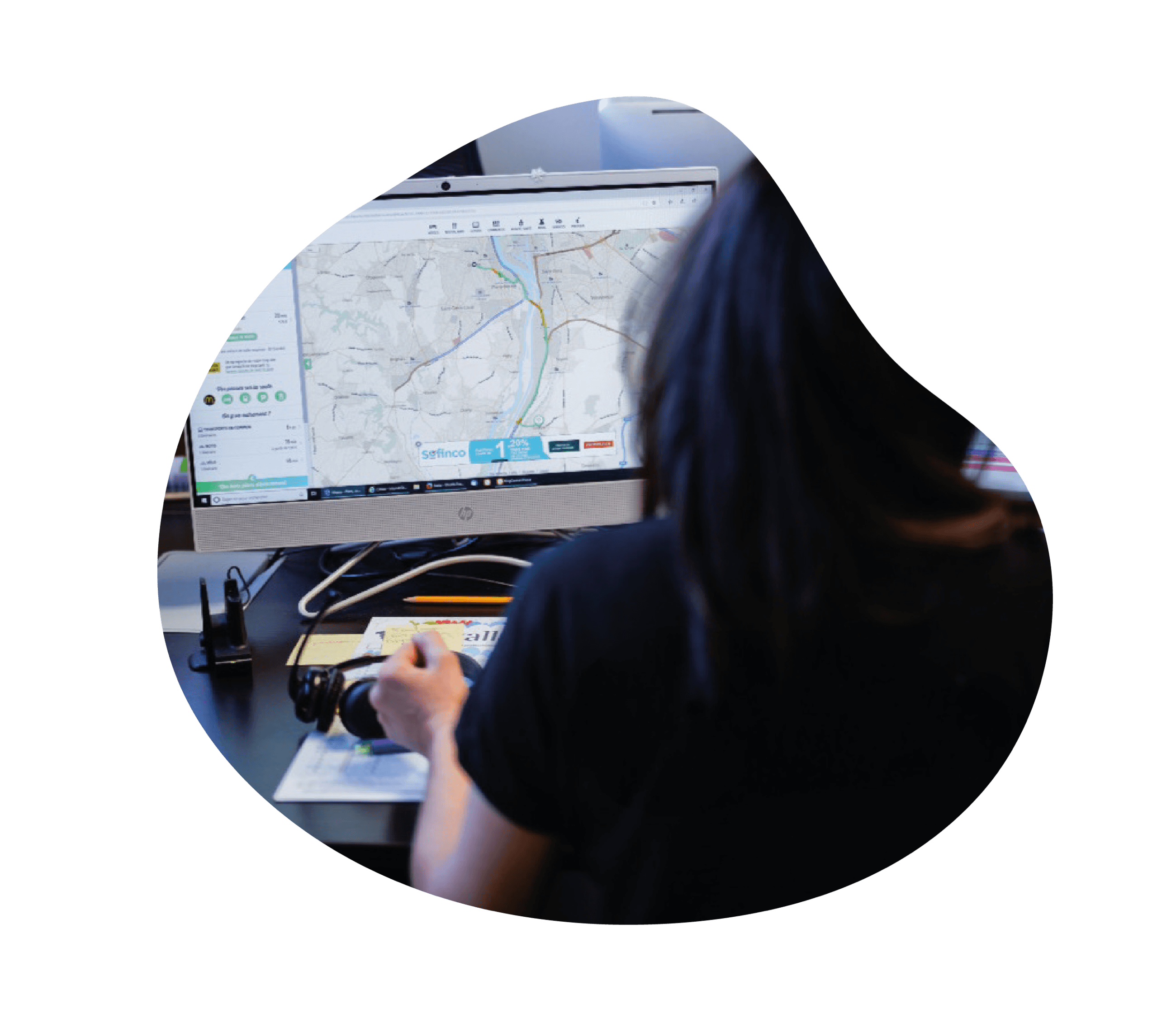 Opératrice sur l'ERP Rekapp